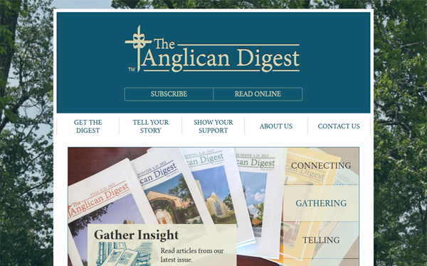 anglicandigest.org desktop screenshot